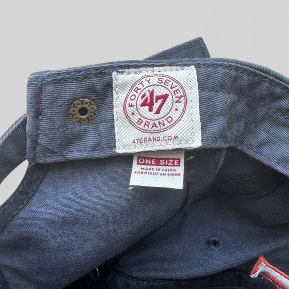 UVA Women's Baseball Hat Blue Virginia Cavaliers Logo Snap Closure Adjustable - Picture 7 of 8